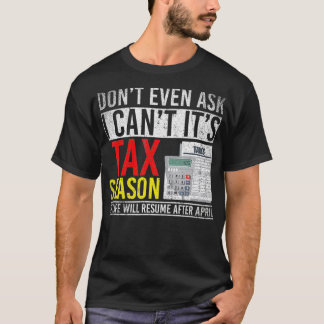 T-shirt Ma Vie Reprendra Après Avril Drôle Impôts _2