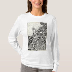 T-shirt Ma ville entraînée par le feu dans la mer