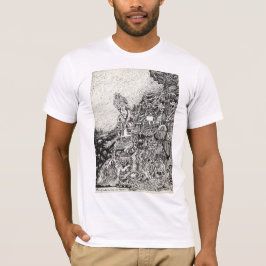 T-shirt Ma ville entraînée par le feu dans la mer