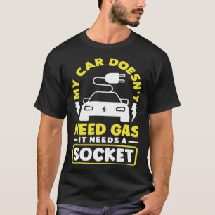 T-shirt Ma voiture a besoin d'une batterie de prise véhicu