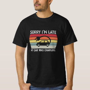 T-shirt Ma voiture chargeait Funny Electric Vehicle EV Don
