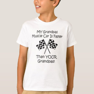 T-shirt Ma voiture de muscle de grand-papas est plus