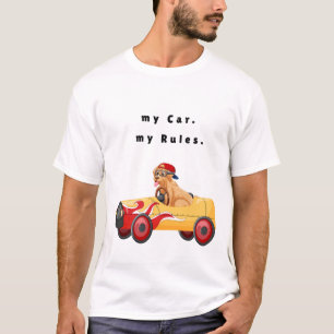 T-shirt ma voiture, mes règles.
