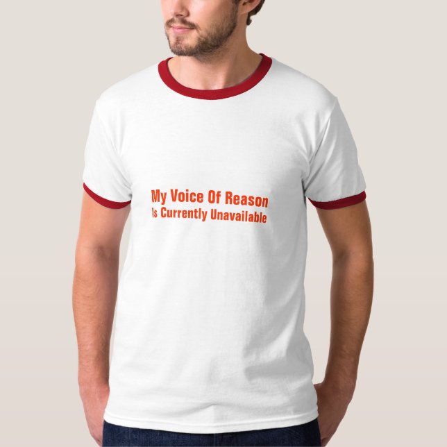 T-shirt Ma voix de raison (Devant)