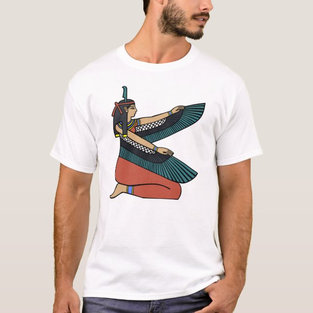T-shirt Ma'at (déesse égyptienne) (Devant)