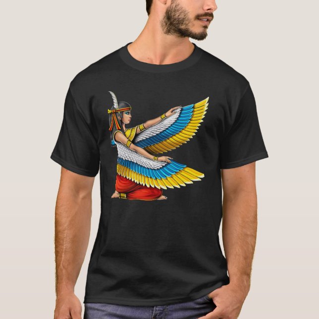 T-shirt Maat, déesse égyptienne (Devant)