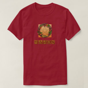 T-shirt Mabon Wreath avec lettres en chêne