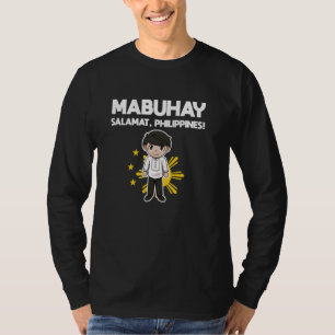 T-shirt Mabuhay Salamat Philippines Pilipinas Fiers des Ph