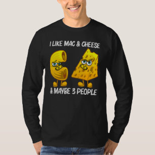 T-shirt Mac & Cheese Mignon Pour Hommes Femmes Macaroni Fr