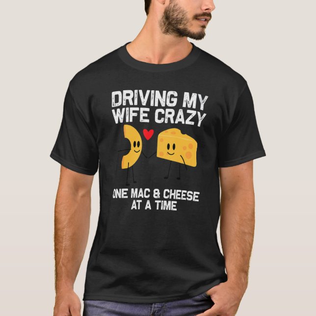 T-shirt Mac Et Fromage Conception Pour Hommes Papa Pâtes A (Devant)