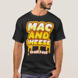 T-shirt Mac et fromage Cute Je mange du Macaroni au fromag
