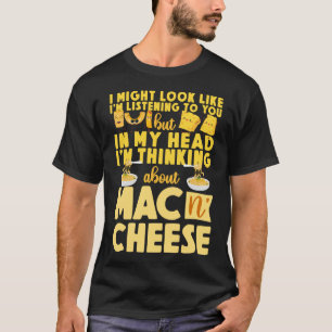 T-shirt Mac Et Fromage J'Aurais L'Air D'Écouter