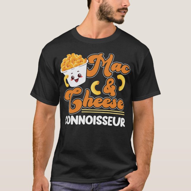 T-shirt Mac Et Fromage Mac Et Fromage Connaisseur (Devant)