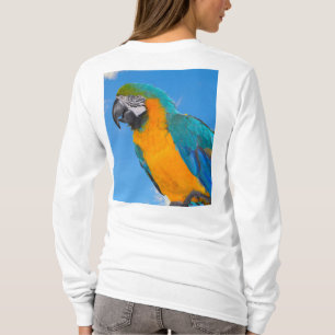 T-shirt Macao bleu et jaune