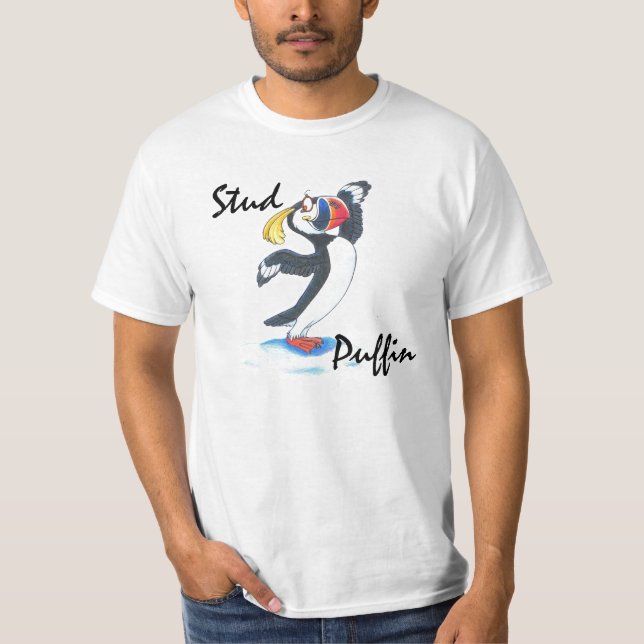 T-SHIRT MACAREUX DE GOUJON (Devant)