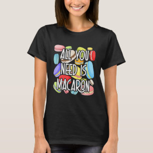T-shirt Macaron Macarons sucrés à la cuisson en montagne