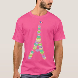 T-shirt Macaron Tour Eiffel France Macaron Paris