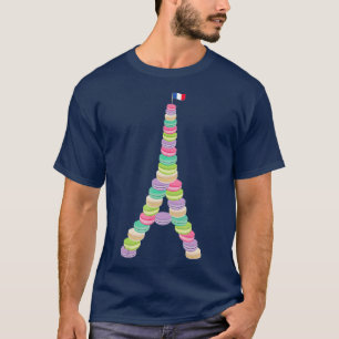 T-shirt Macaron Tour Eiffel    FranceMacaron Paris