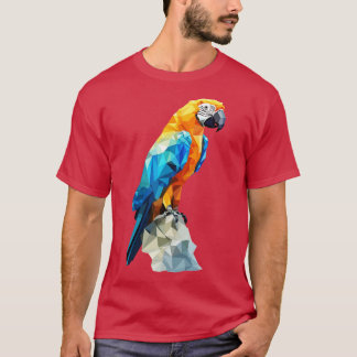 T-shirt Macaw bleu et or 26