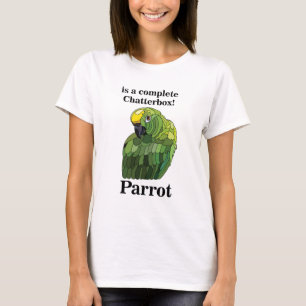 T-shirt Macaw Parrot Bird Chatterbox drôle