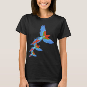T-shirt Macaws volants colorés