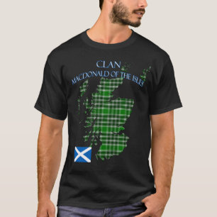 T-shirt MacDonald des îles Tartan écossais Écosse