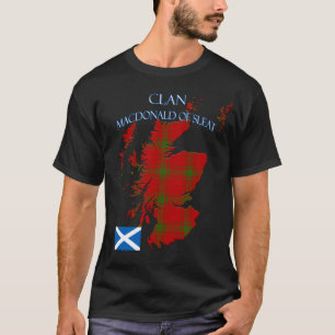 T-shirt MacDonald du clan écossais Sleat Tartan Scotland