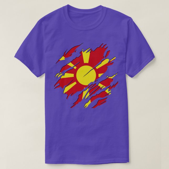T-shirt Macédoine toujours (Design devant)