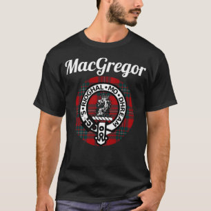 T-shirt MacGregor Clan Scottish Nom Armoiries Tartan