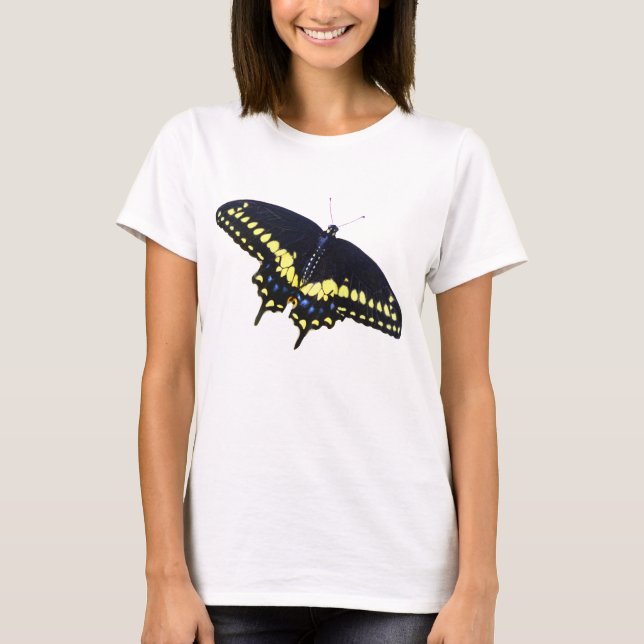 T-shirt Machaon noir (Devant)