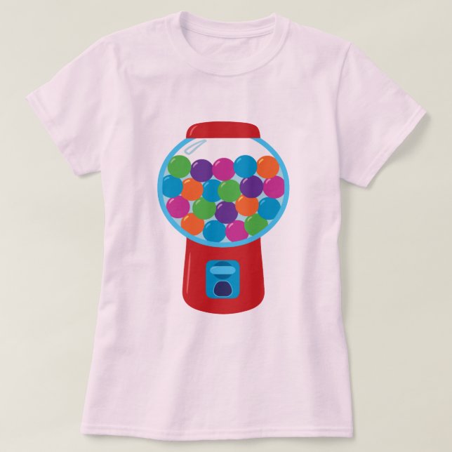 T-shirt Machine à bonbons Gumball (Design devant)