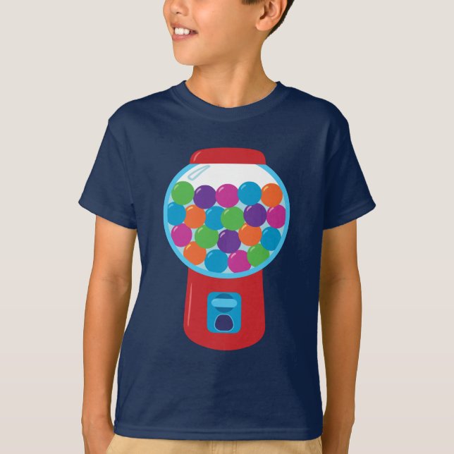 T-shirt Machine à bonbons Gumball (Devant)
