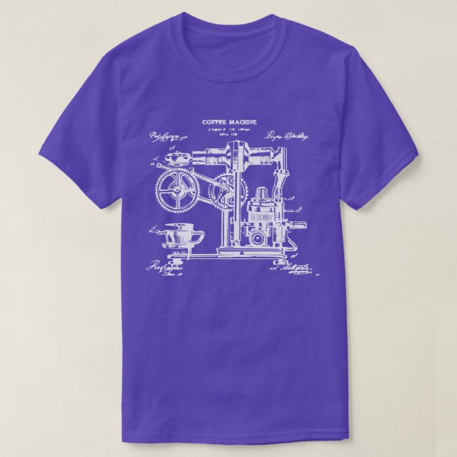 T-shirt machine à café (Design devant)