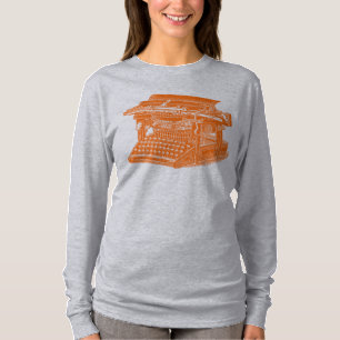 T-shirt Machine à écrire vintage