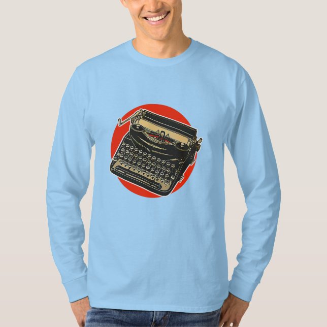 T-shirt Machine à écrire vintage (Devant)