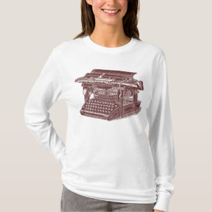 T-shirt Machine à écrire vintage