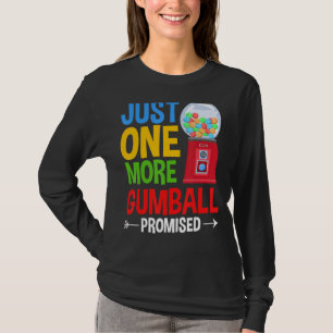 T-shirt Machine à gomme Boule de gomme Boule de mâcher gom