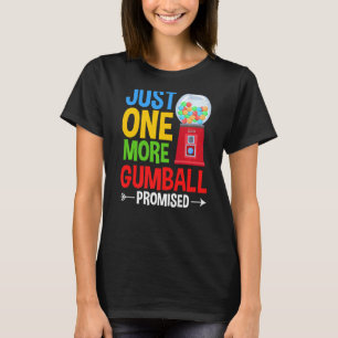T-shirt Machine à gomme Boule de gomme Boule de mâcher gom