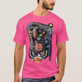 T-shirt Machine à lumière pour flipper par Tobe Fonseca