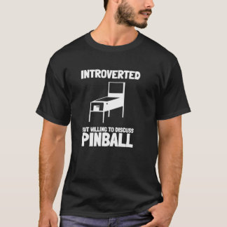 T-shirt Machine À Pinball Et Machine À Jeu D'Arcade Introd