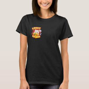 T-shirt Machine à sous Chat Chanceux de jeu