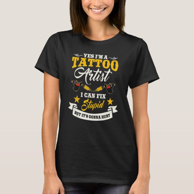 T-shirt Machine à stylo pour stylo de tatouage Assistant t (Devant)