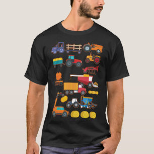 T-shirt Machine agricole Garçons Tracteur Lover
