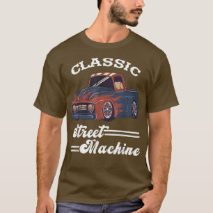 T-shirt Machine de rue Camion de ramassage classique Camio