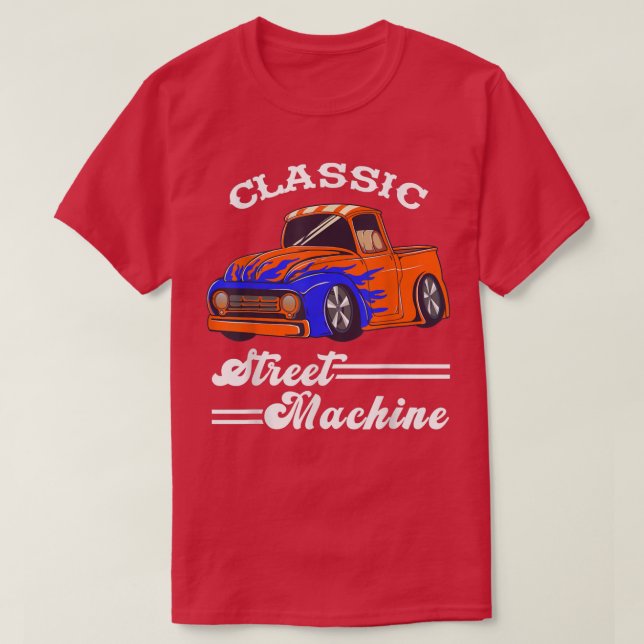 T-shirt Machine de rue Camion de ramassage classique Camio (Design devant)