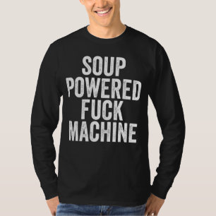 T-shirt Machine F k alimentée en soupe