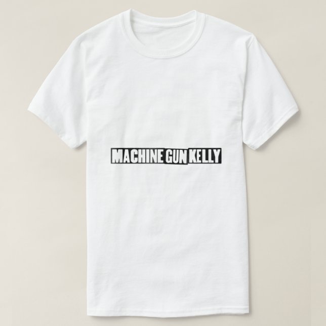 T-shirt Machine Gun Kelly MGK Black Logo (Design devant)