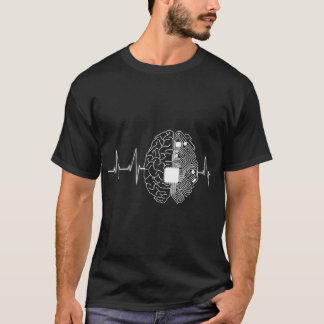 T-shirt Machine Learning IA Data Science Heartbeat Data En