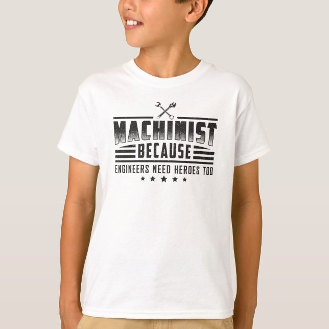 T-shirt Machine Machiniste CNC Machiniste Funny Idée cadea (Devant)