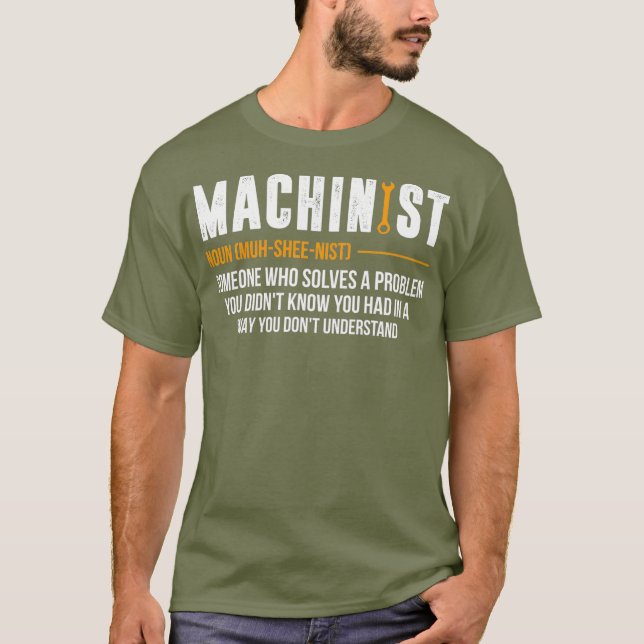 T-shirt Machine Noun CNC (Devant)